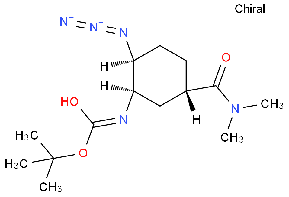 tert-butyl N-[(1R,2S,5S)-2-azido-5-(dimethylcarbamoyl)cyclohexyl]carbamate