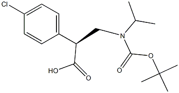 S)-3-((tert-butoxycarbonyl)isopropylamino)-2-(4-chlorophenyl)propanoic acid